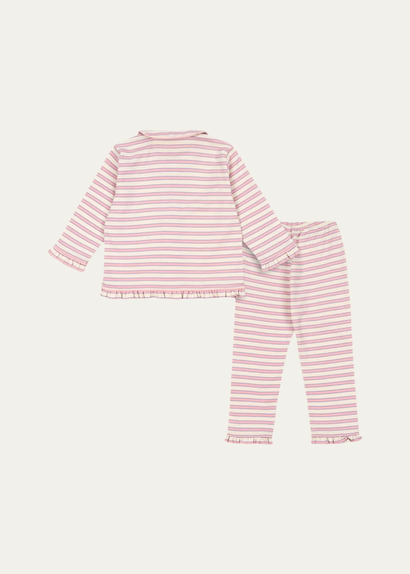 Konges SlojdGirl's Pio Frill Organic Cotton Pajama Set, 18M-10