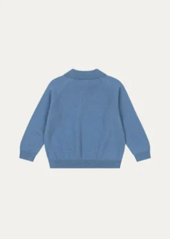Konges SlojdBoy's Basi Striped Wool Knit Polo Sweater, Size 2-10