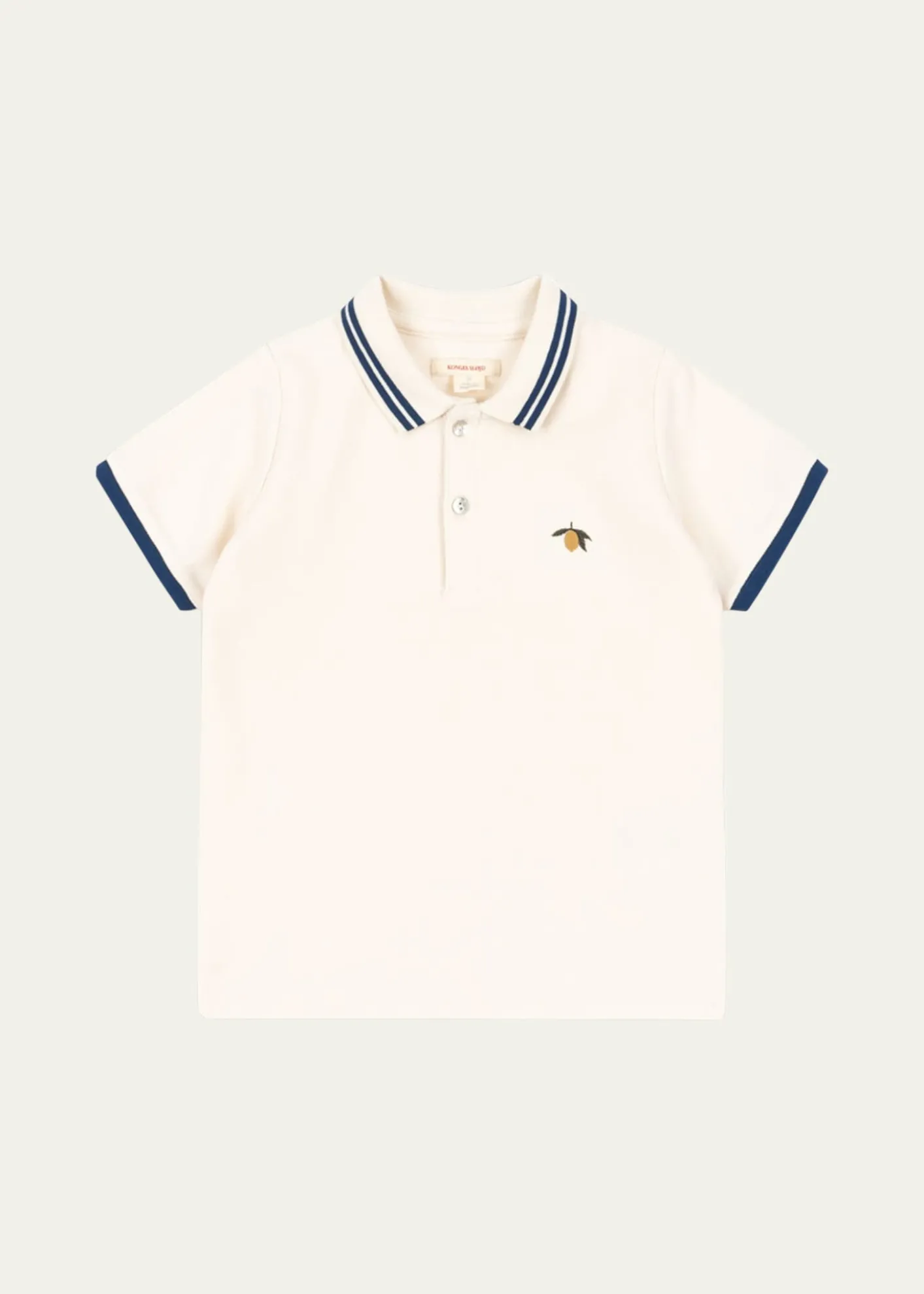 Konges SlojdBoy's Florian Embroidered Polo Shirt, Size 9M-10