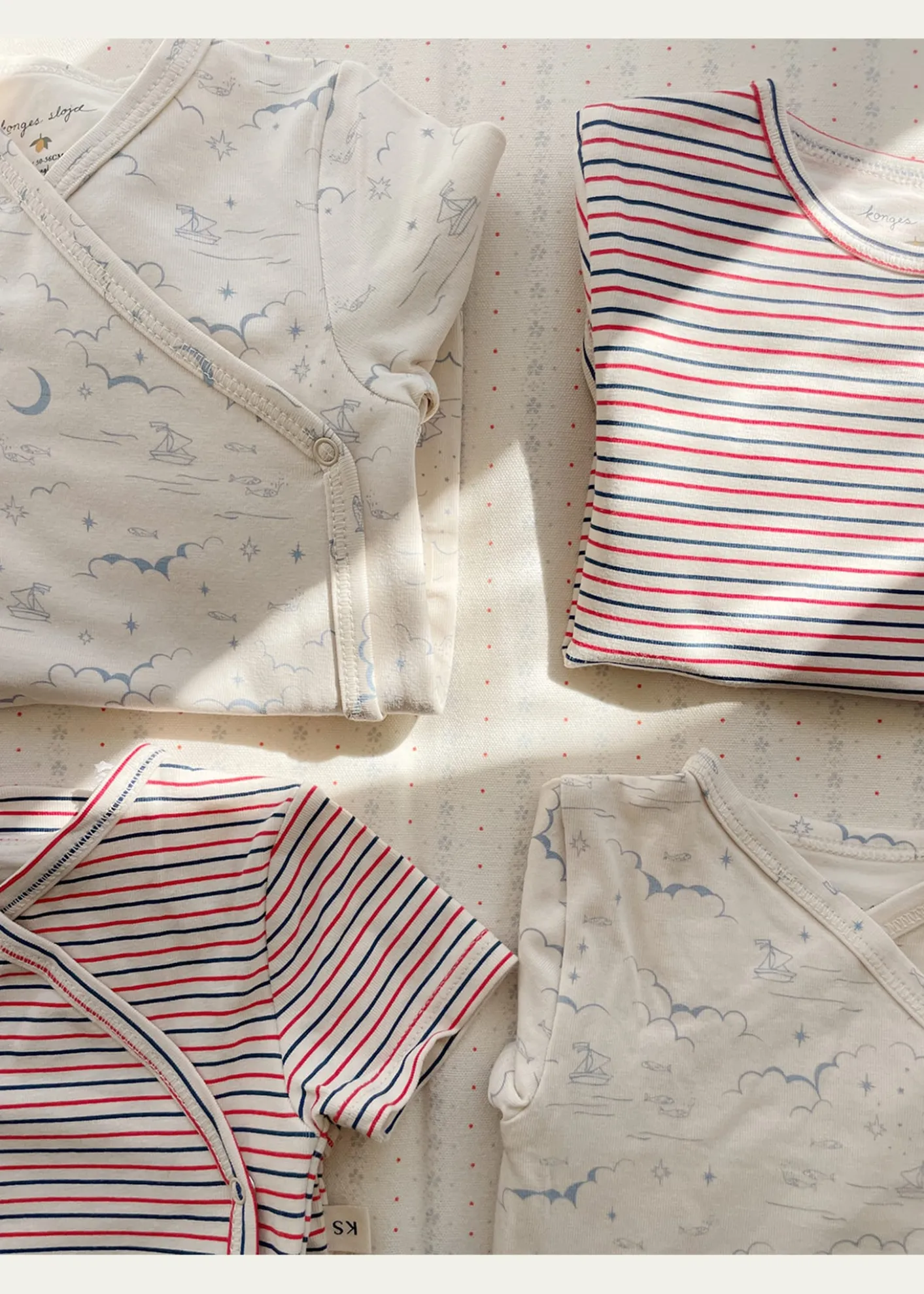Konges SlojdBoy's Printed Stretch Cotton One-Piece Coverall, Size Preemie-6M