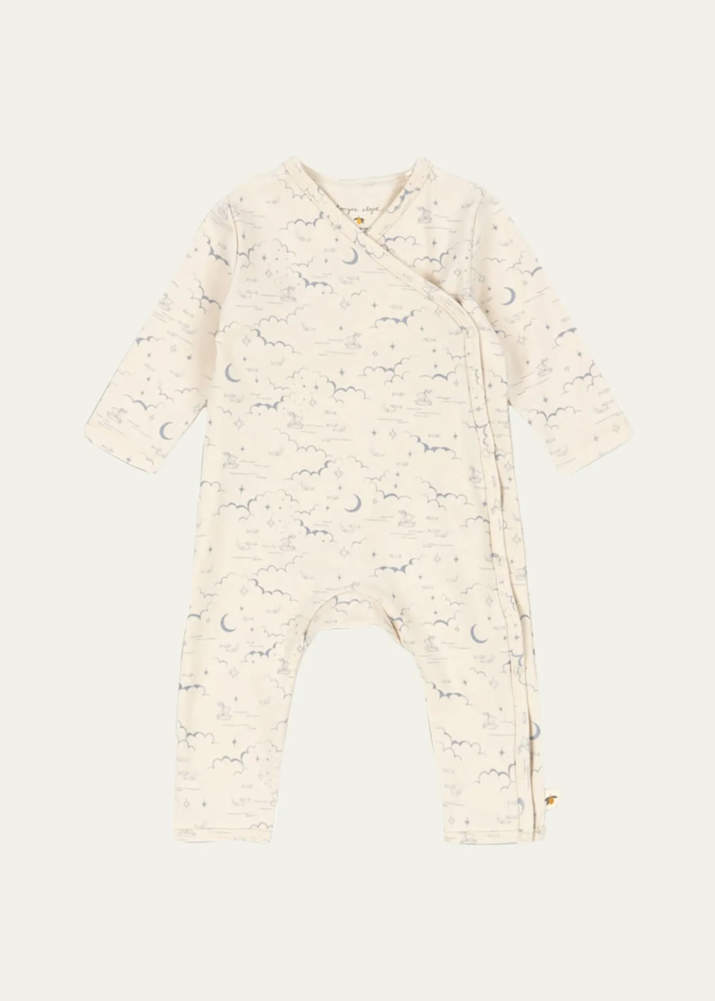 Konges SlojdBoy's Printed Stretch Cotton One-Piece Coverall, Size Preemie-6M