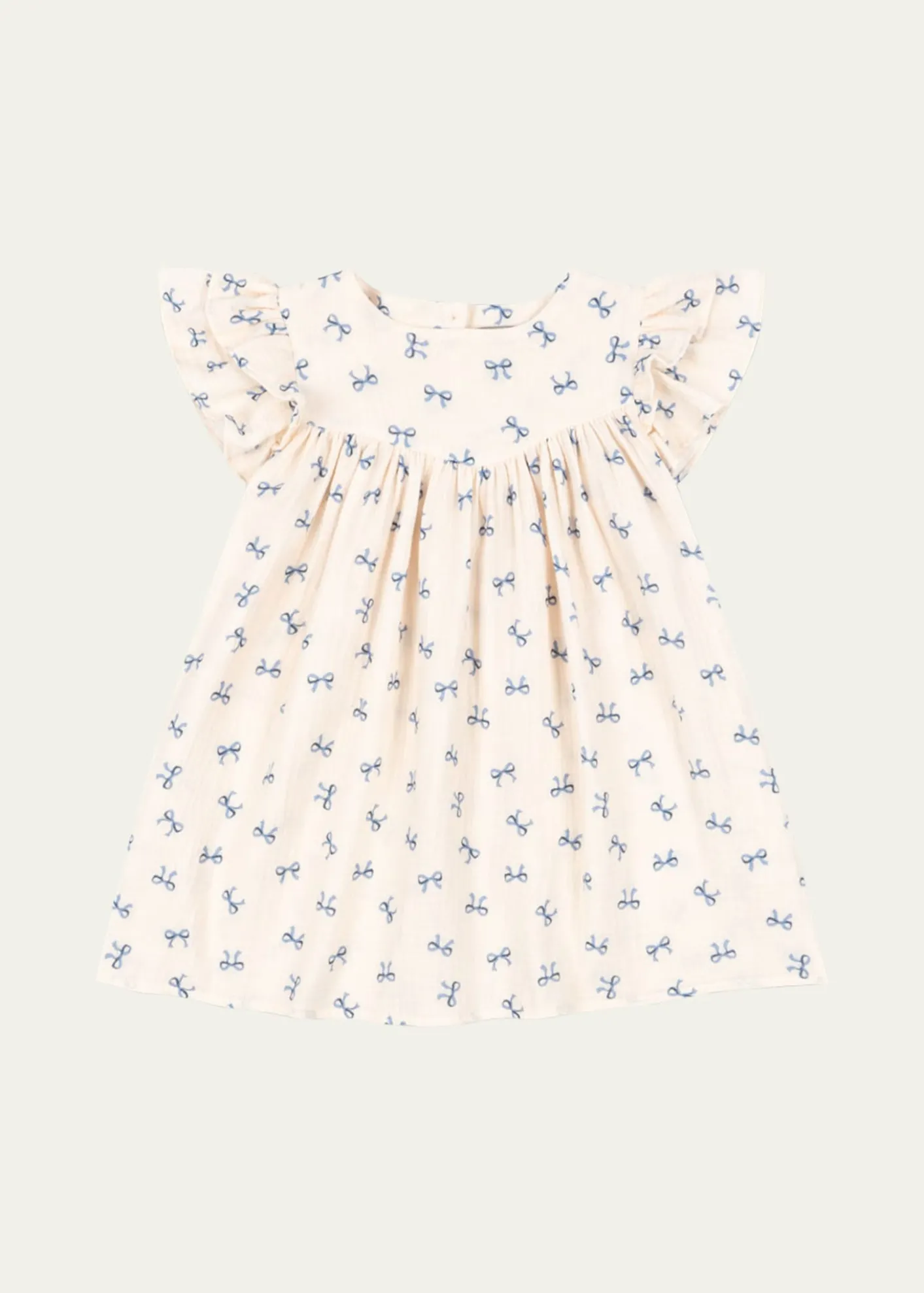 Konges SlojdGirl's Coco Bow-Print Dress, Size 9M-10