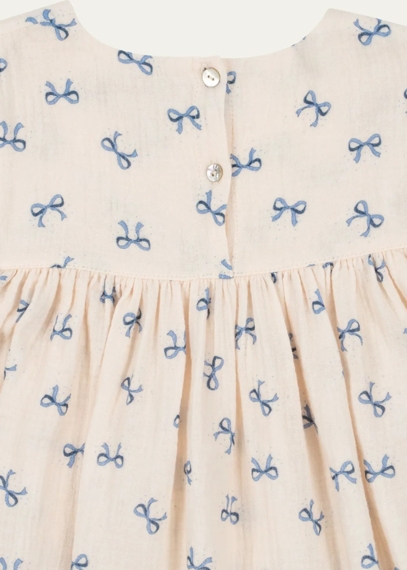 Konges SlojdGirl's Coco Bow-Print Dress, Size 9M-10
