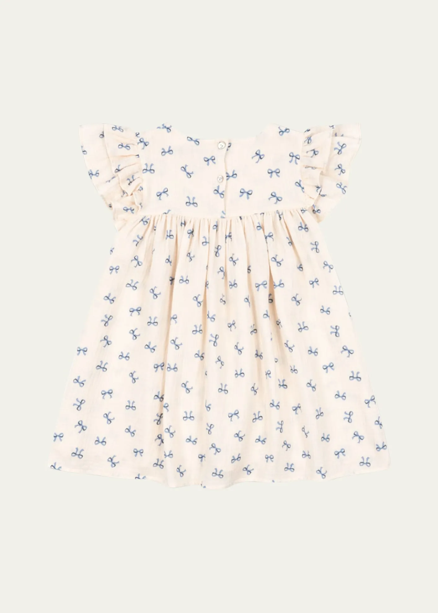 Konges SlojdGirl's Coco Bow-Print Dress, Size 9M-10