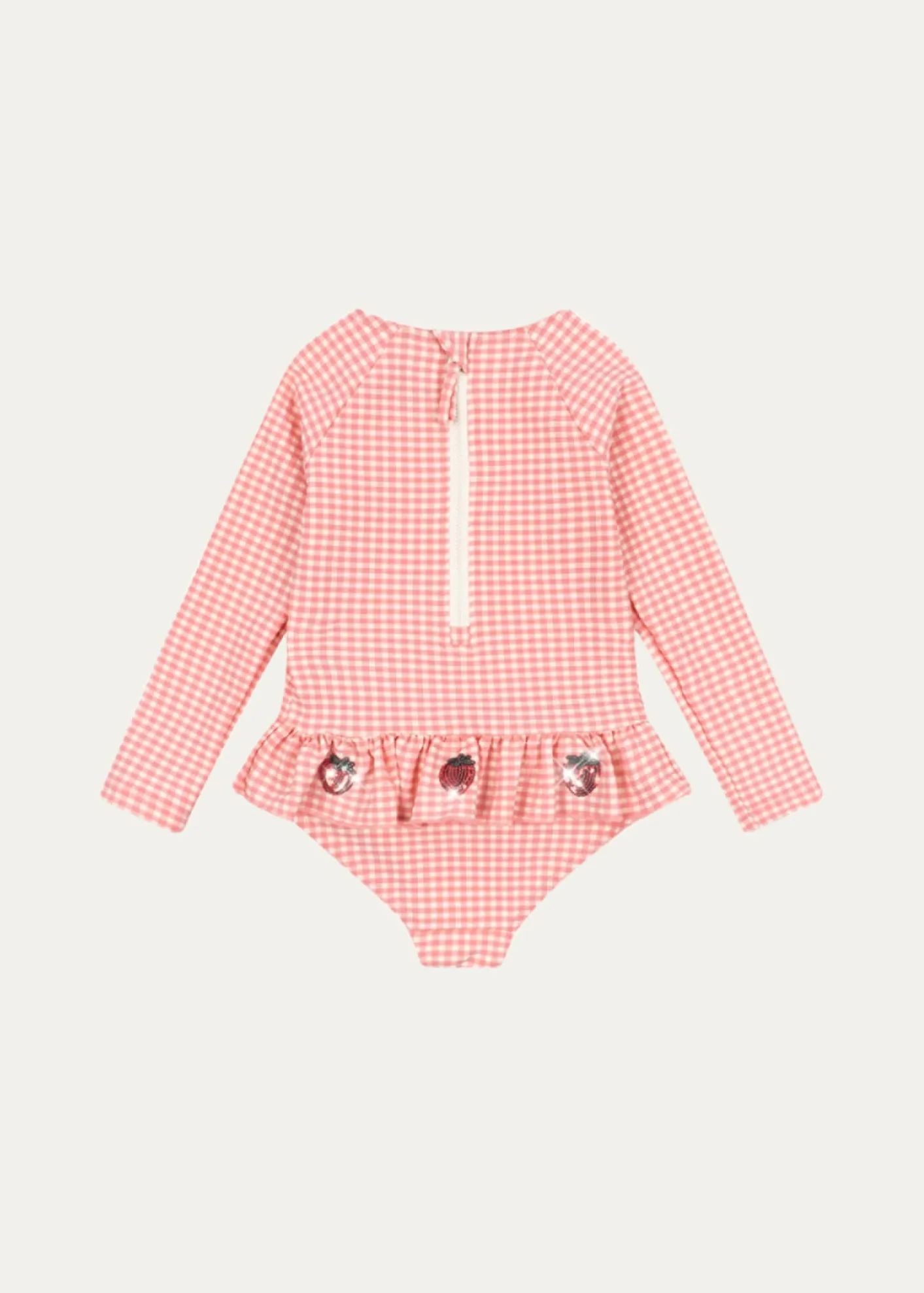 Konges SlojdGirl's Etta Skirted Long-Sleeve Swimsuit, Size 6M-3