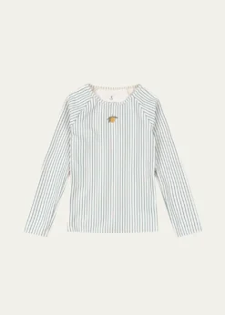 Konges SlojdGirl's Striped Rashguard Top, Size 12M-6