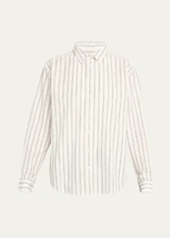 KuleThe Cordel Striped Button-Front Shirt