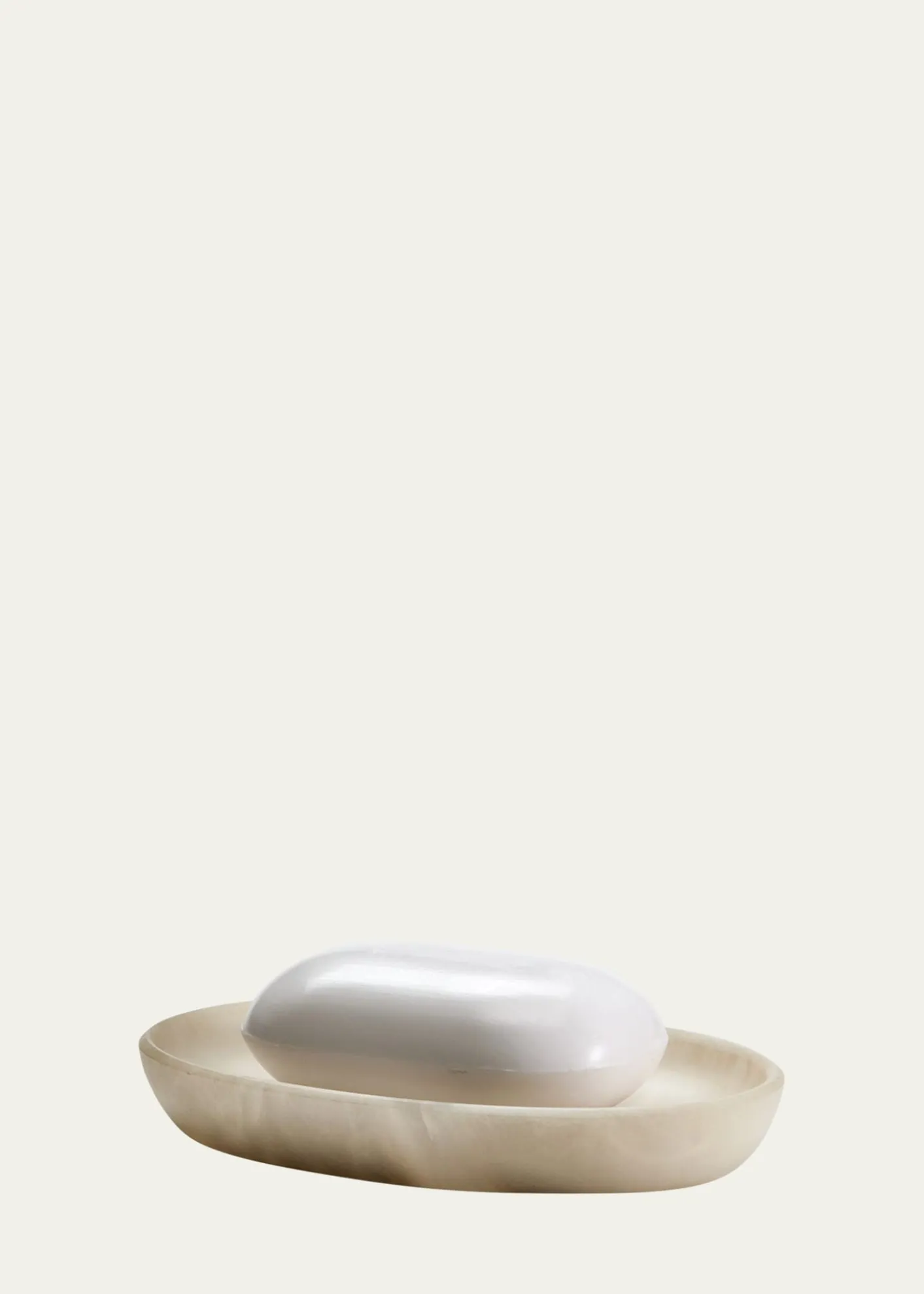 LabrazelAlisa Alabaster Soap Dish, Cream