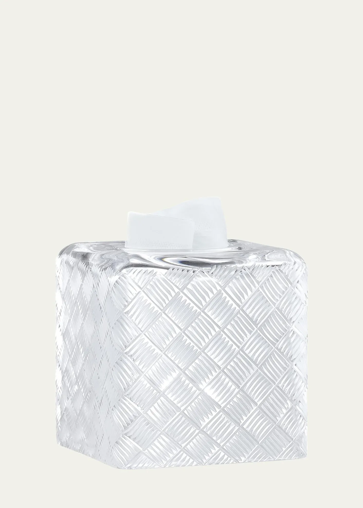 LabrazelBasket Weave Tissue Box Cover