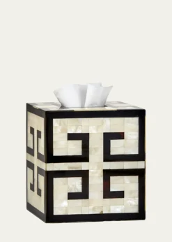 LabrazelGreek Key Tissue Box Cover