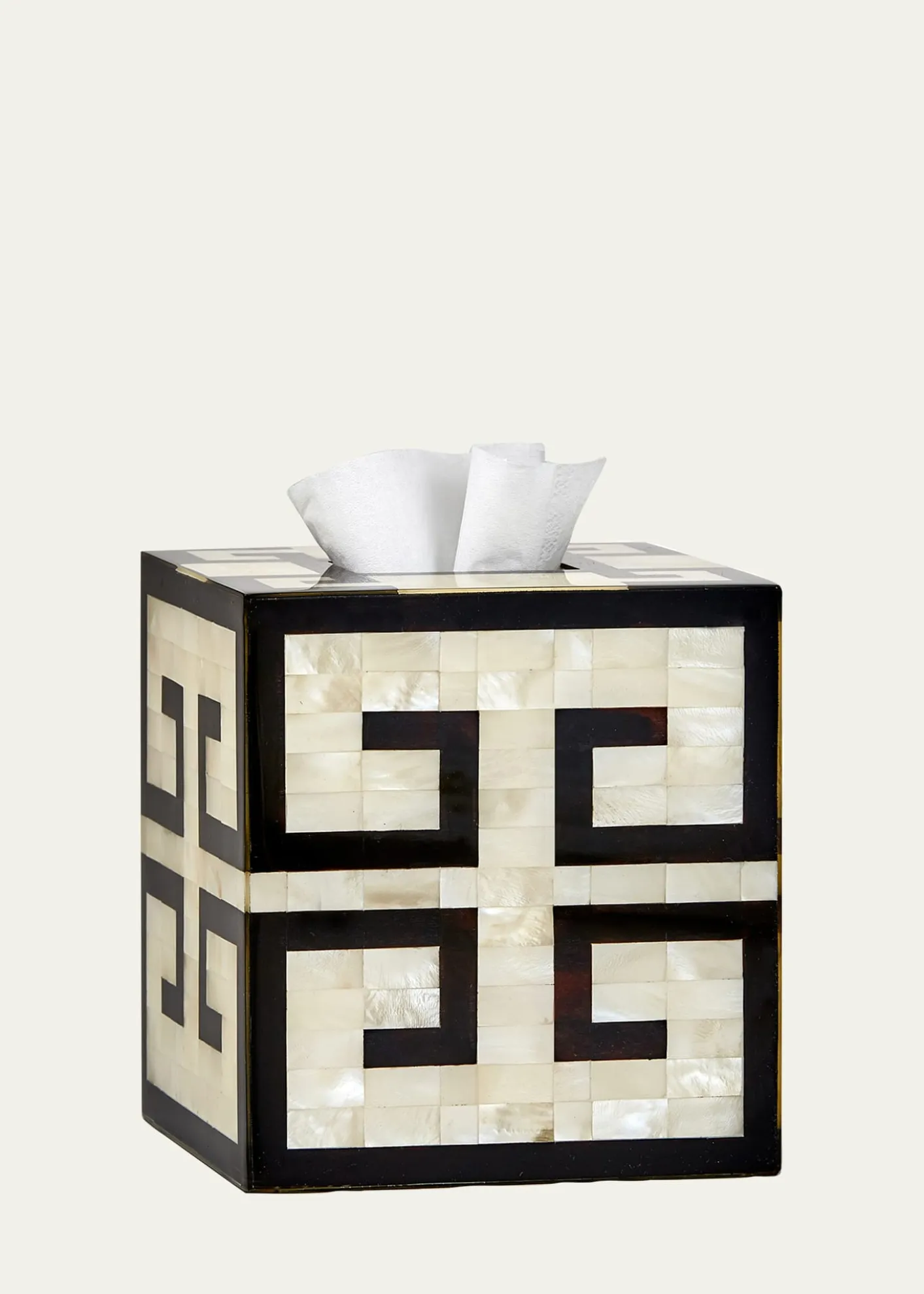 LabrazelGreek Key Tissue Box Cover