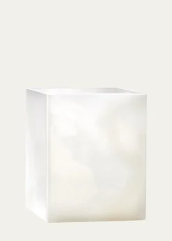 LabrazelHielo White Onyx Wastebasket
