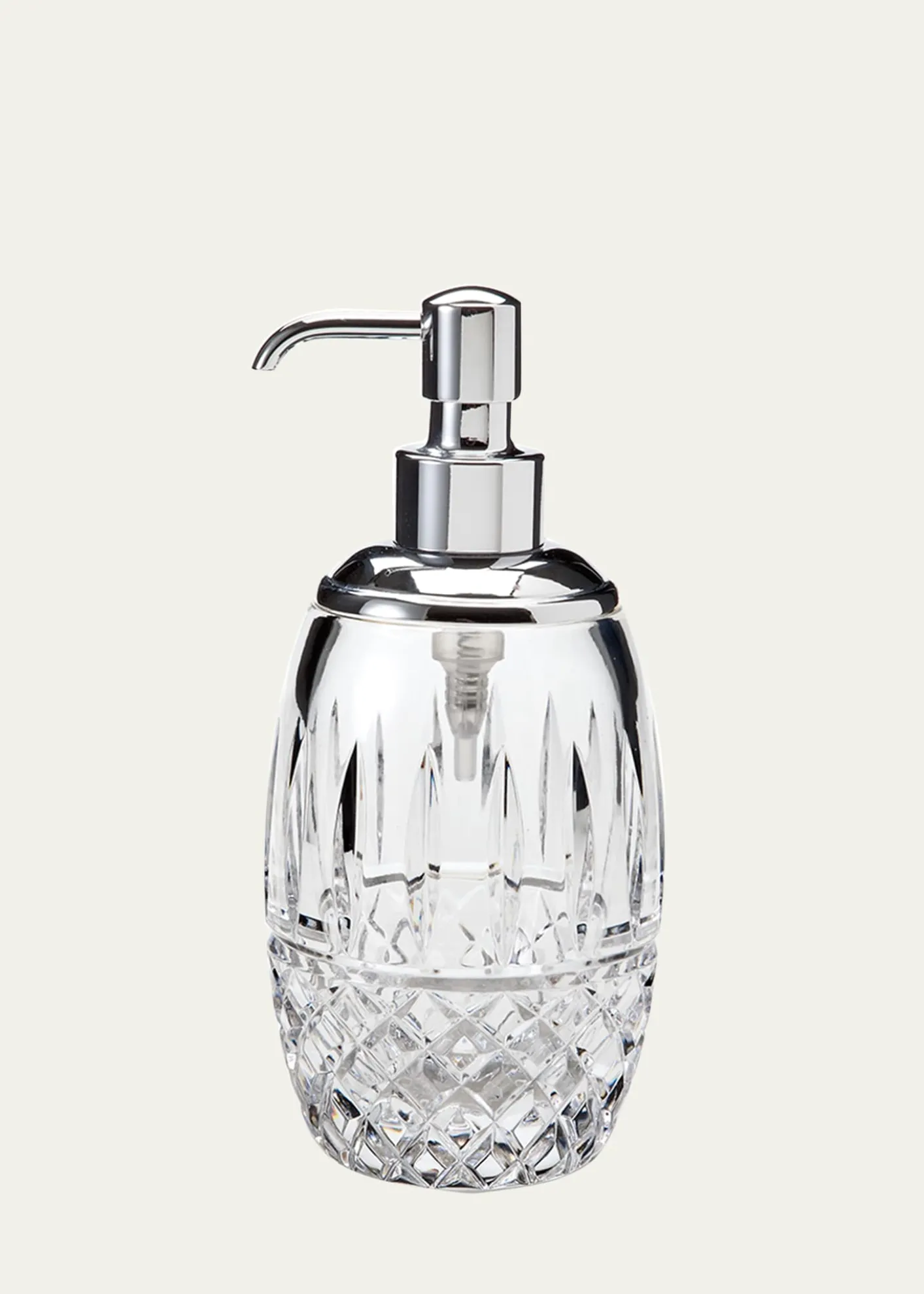 LabrazelMarie Clear Pump Dispenser, Chrome