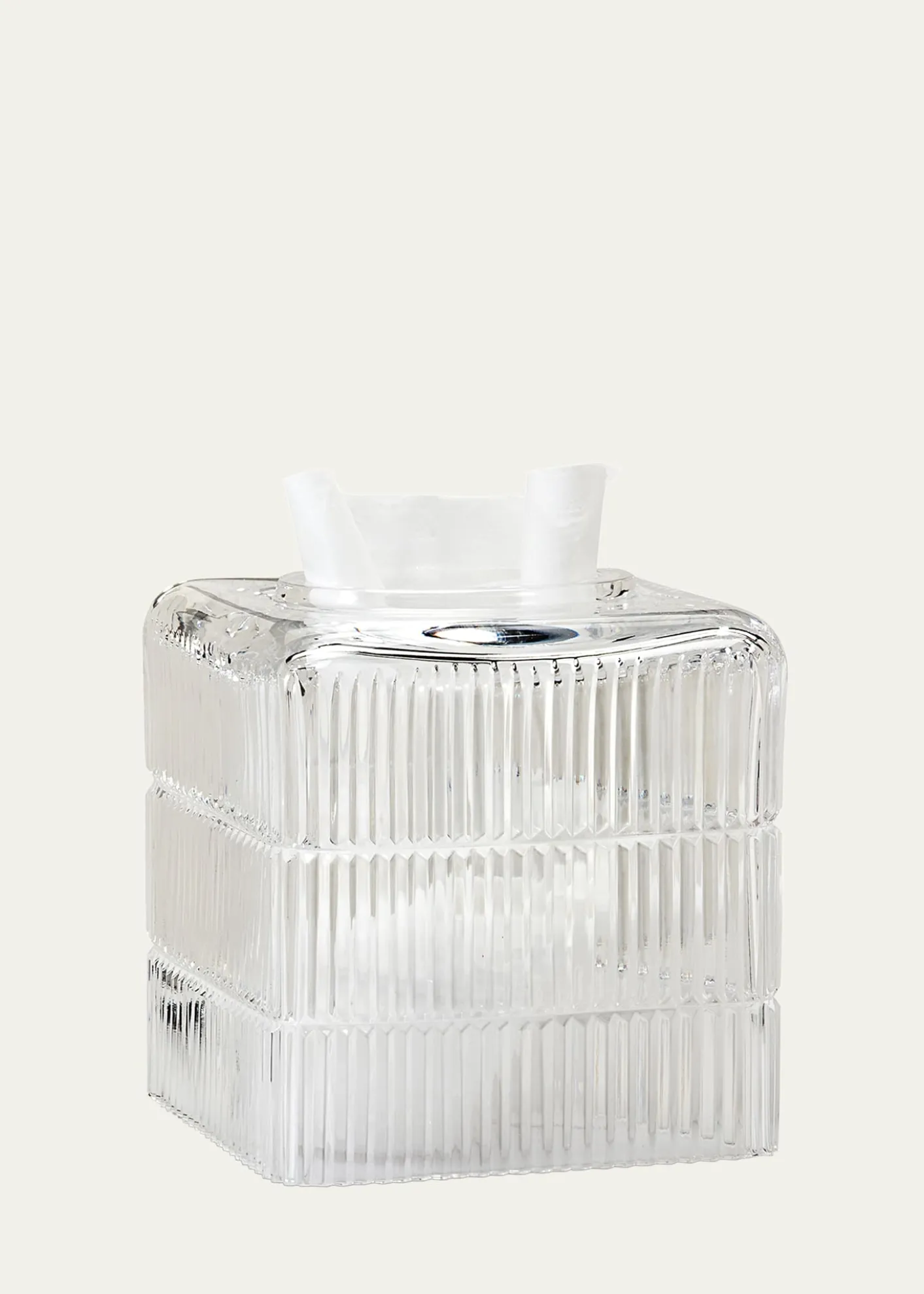 LabrazelPrisma Clear Tissue Box Cover