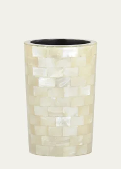 LabrazelWhite Agate Brush Holder