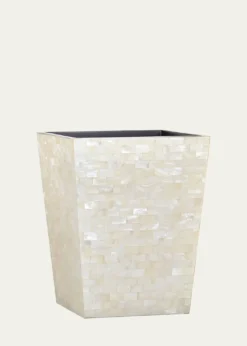 LabrazelWhite Agate Wastebasket