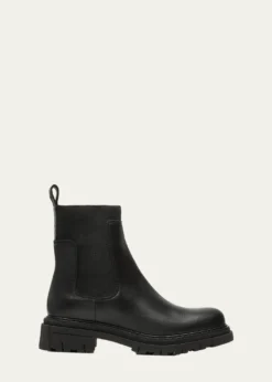 La CanadienneDarren Leather Extended-Elastic Chelsea Boots