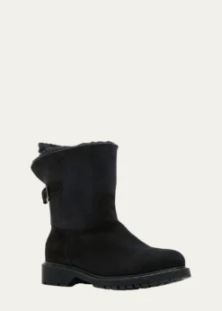 La CanadienneHadley Shearling-Lined Suede Boots
