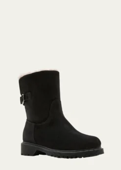 La CanadienneHadley Shearling-Lined Suede Boots
