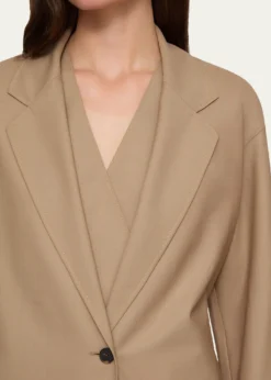 Lafayette 148 New YorkBelted Single-Button Blazer