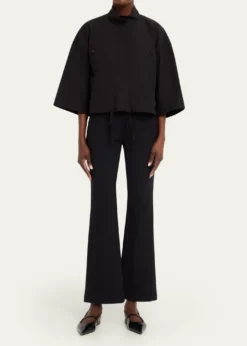 Lafayette 148 New YorkBoxy Cropped Cotton Jacket