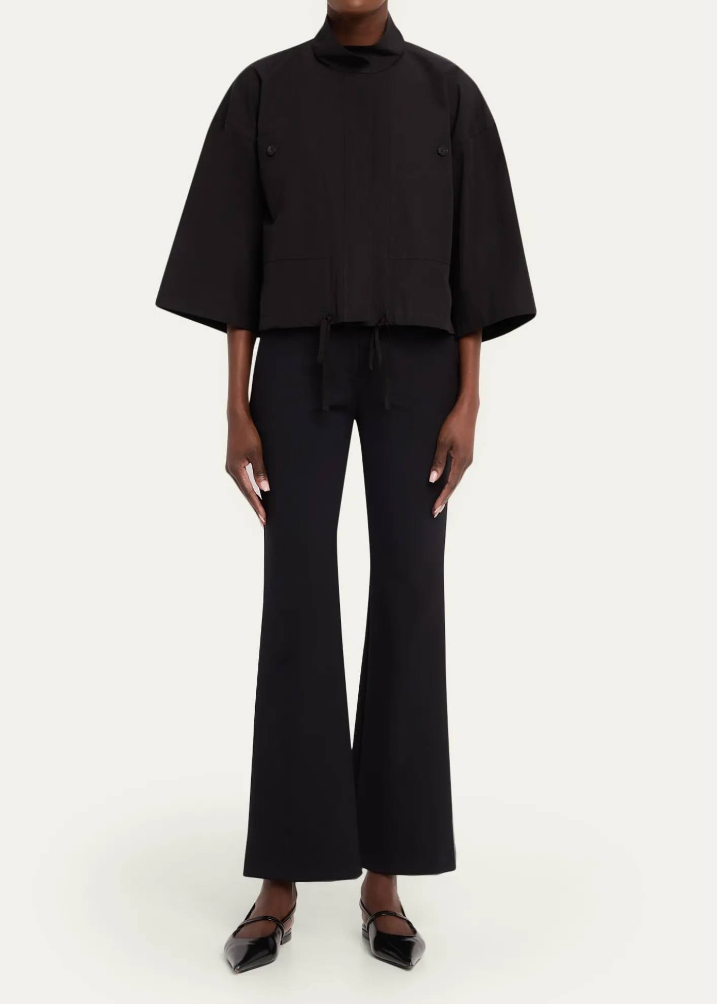 Lafayette 148 New YorkBoxy Cropped Cotton Jacket