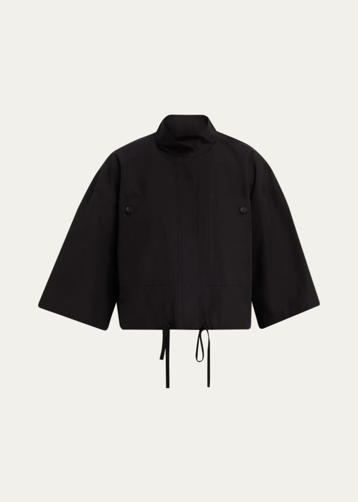 Lafayette 148 New YorkBoxy Cropped Cotton Jacket