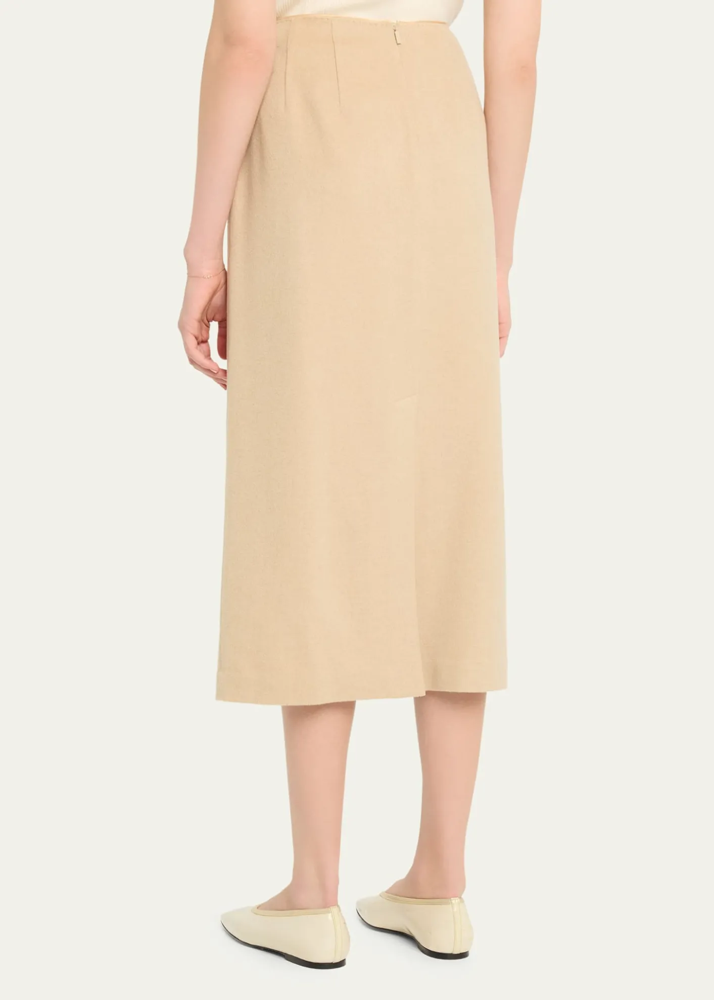Lafayette 148 New YorkCashmere-Blend Midi Pencil Skirt