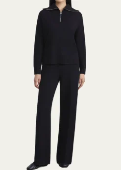 Lafayette 148 New YorkCashmere Double-Knit Pull-On Pants