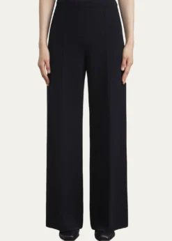 Lafayette 148 New YorkCashmere Double-Knit Pull-On Pants