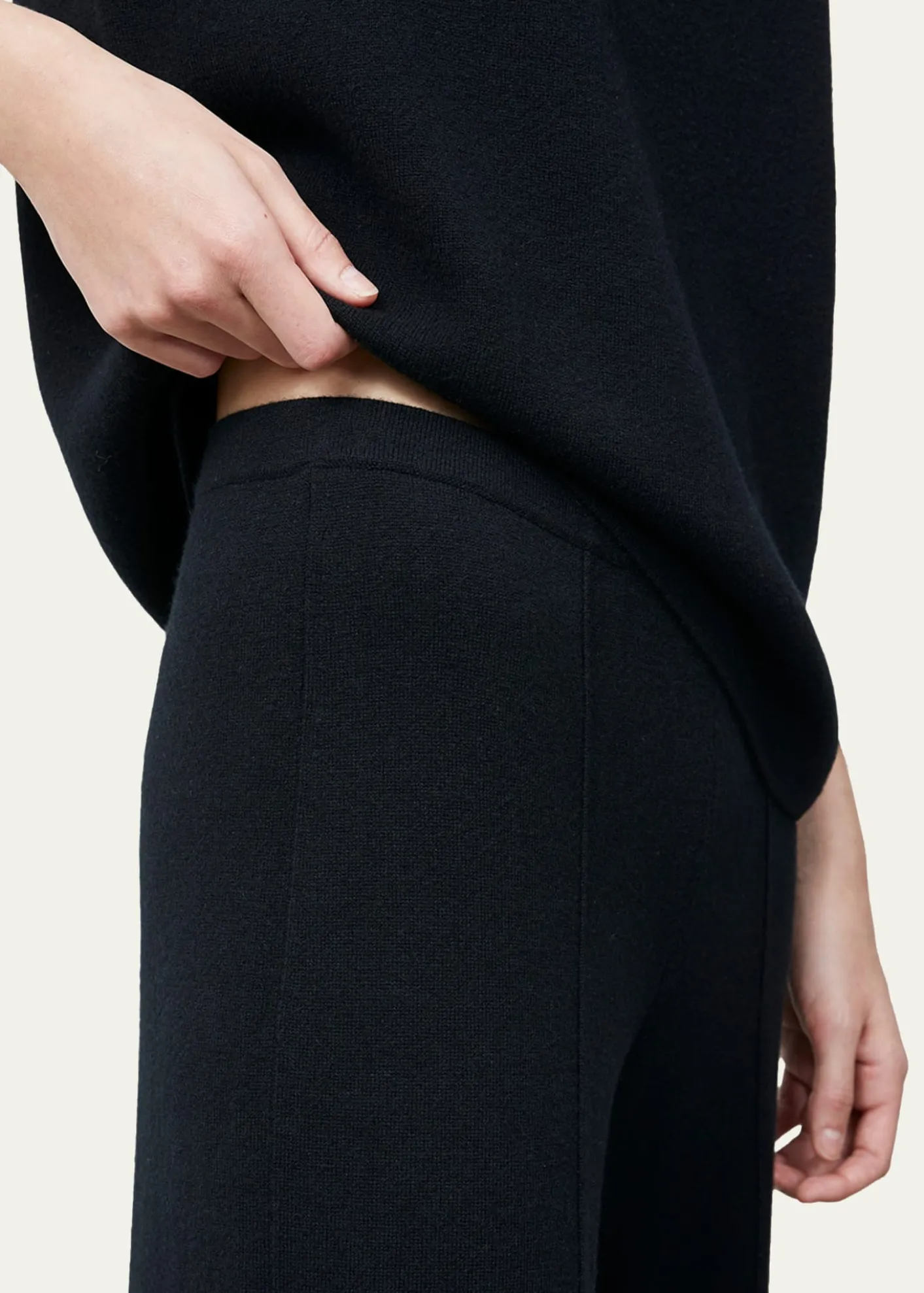 Lafayette 148 New YorkCashmere Double-Knit Pull-On Pants