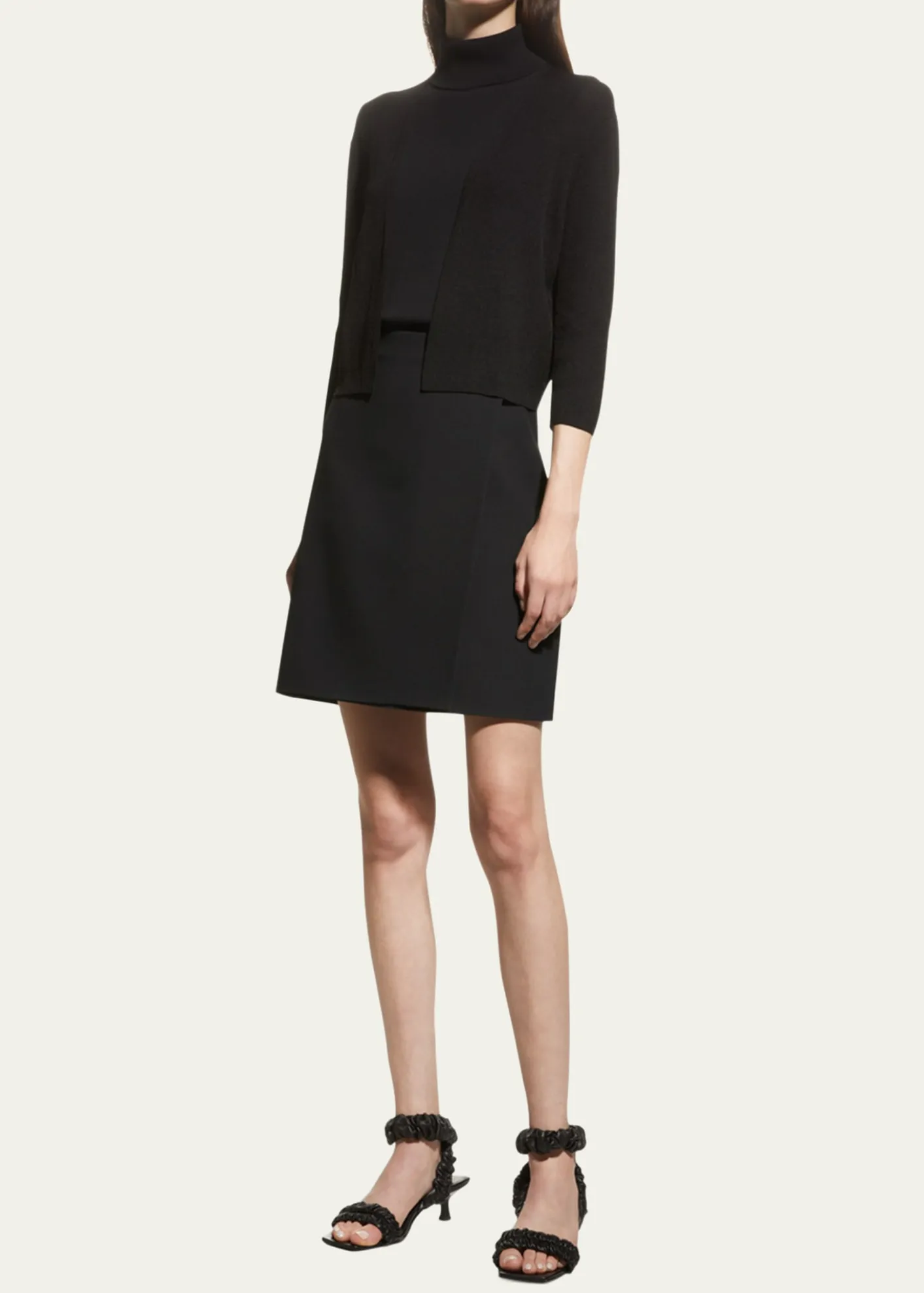 Lafayette 148 New YorkCropped Open-Front Cardigan