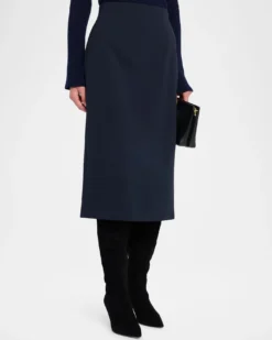 Lafayette 148 New YorkFinesse Crepe Midi Pencil Skirt