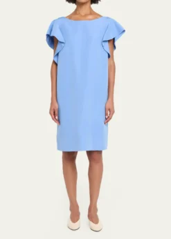 Lafayette 148 New YorkFlutter Silk-Linen Mini Dress