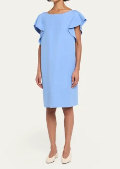Lafayette 148 New YorkFlutter Silk-Linen Mini Dress