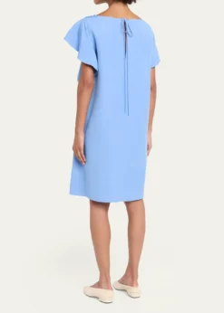 Lafayette 148 New YorkFlutter Silk-Linen Mini Dress