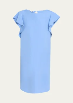 Lafayette 148 New YorkFlutter Silk-Linen Mini Dress