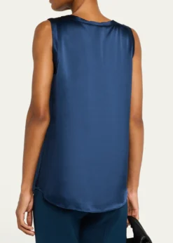 Lafayette 148 New YorkPerla Luxe Reversible Silk Charmeuse Shell