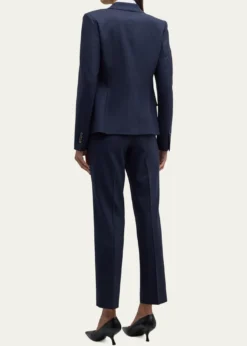 Lafayette 148 New YorkPick Stitch Stretch Wool Blazer