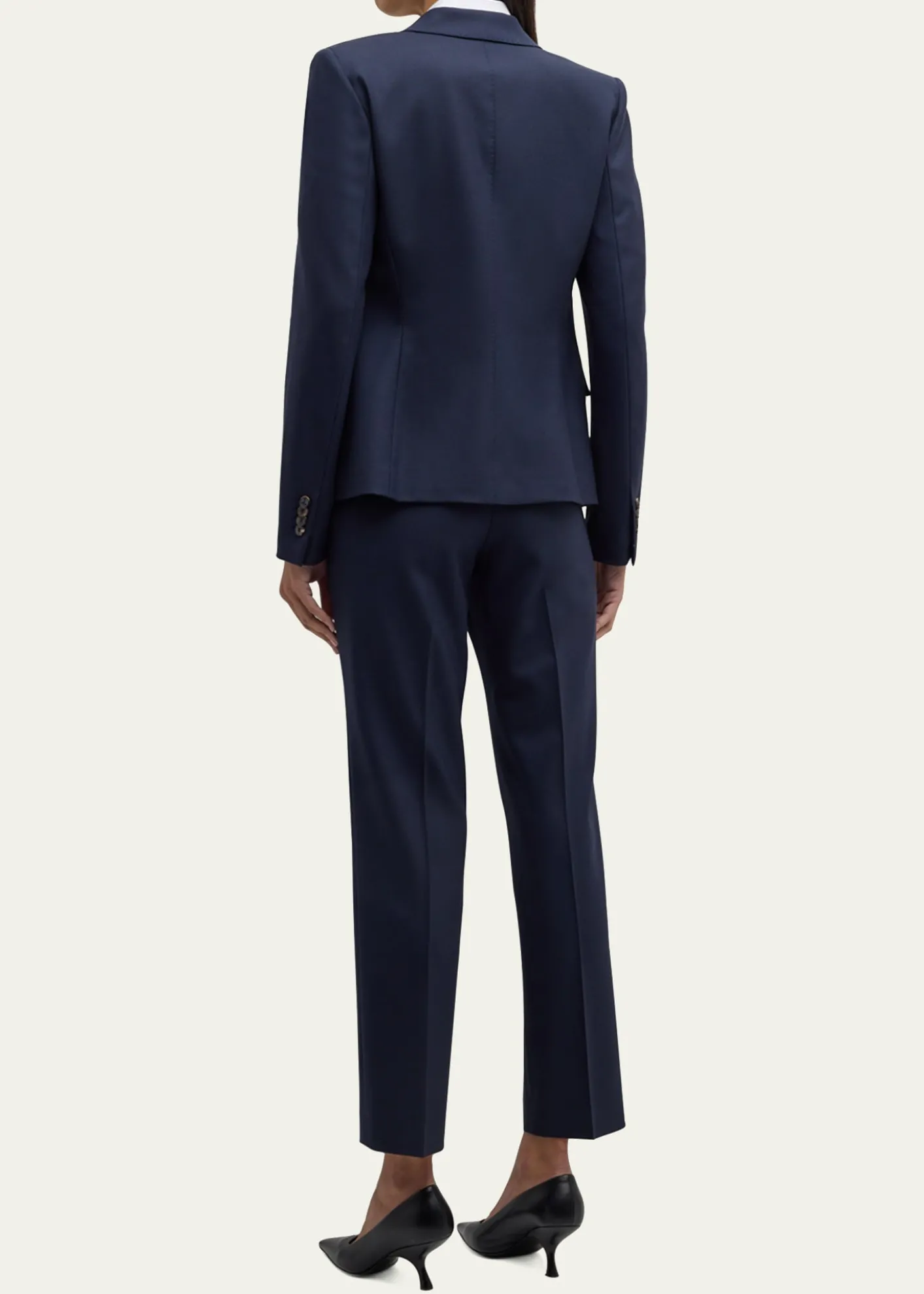 Lafayette 148 New YorkPick Stitch Stretch Wool Blazer