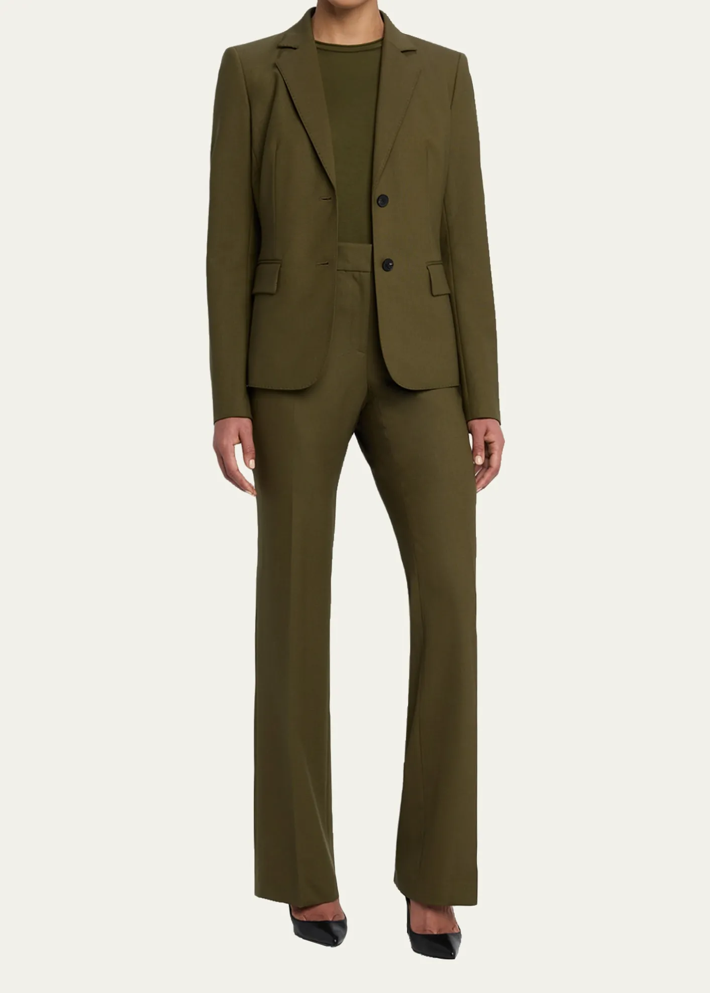 Lafayette 148 New YorkPick Stitch Stretch Wool Blazer