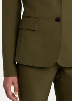 Lafayette 148 New YorkPick Stitch Stretch Wool Blazer
