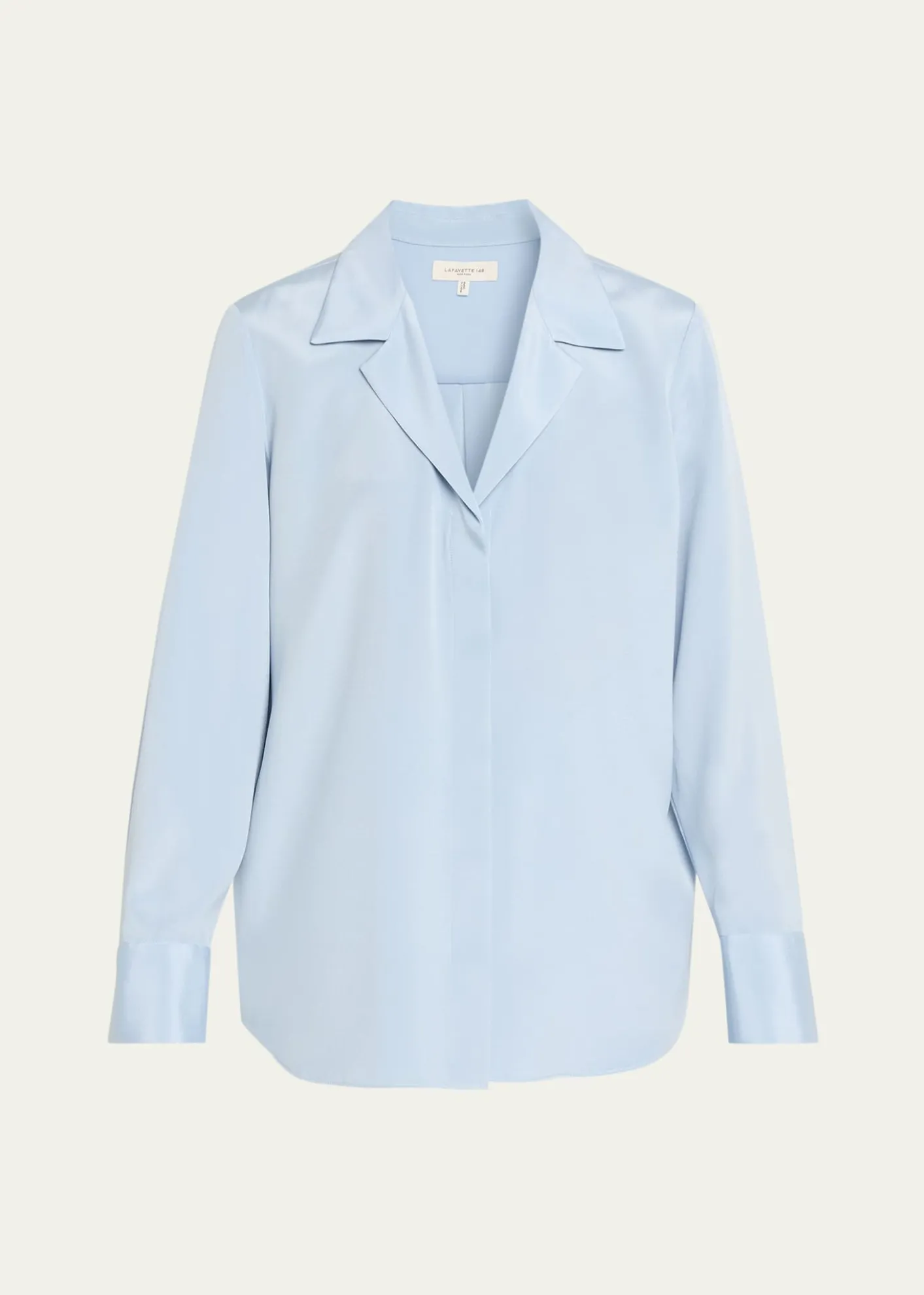 Lafayette 148 New YorkPleated Button-Down Shirt