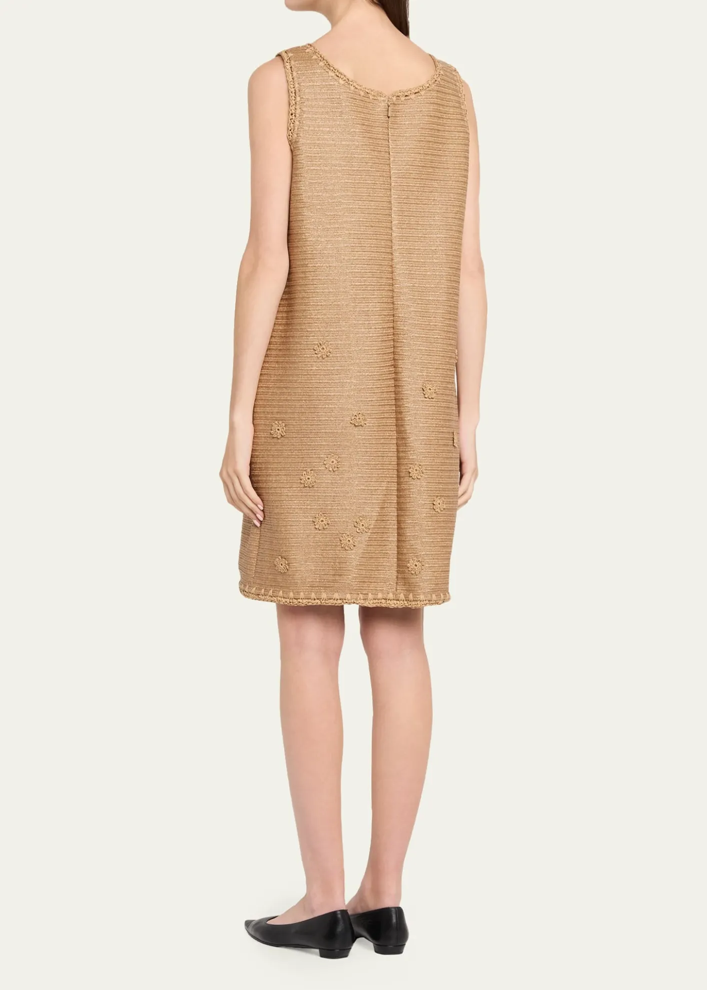 Lafayette 148 New YorkRaffia-Effect Jersey Shift Dress