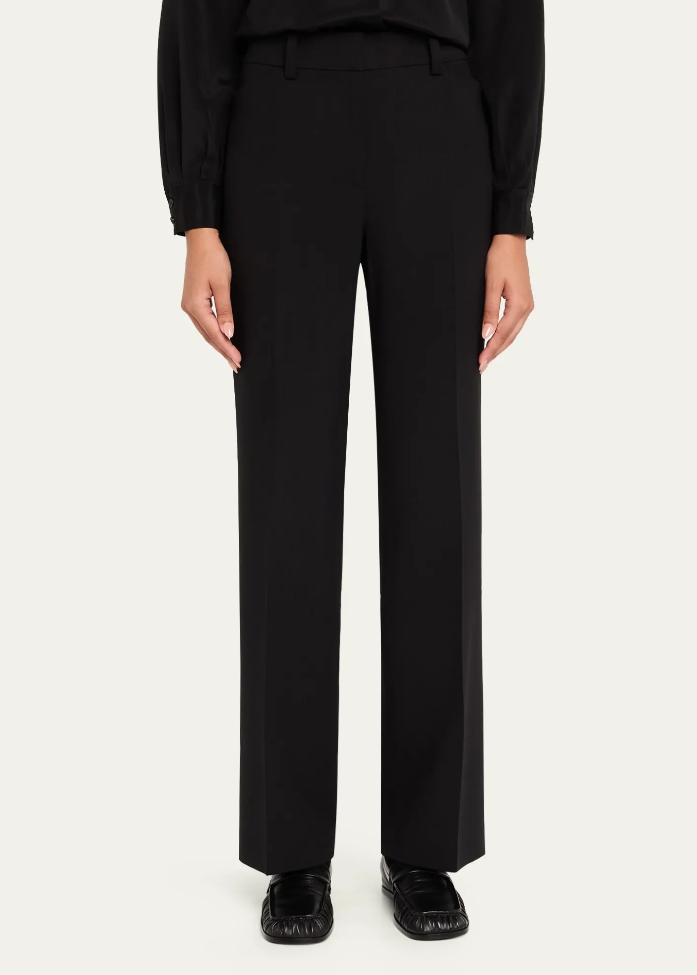Lafayette 148 New YorkReade Double-Face Stretch Wool Pants
