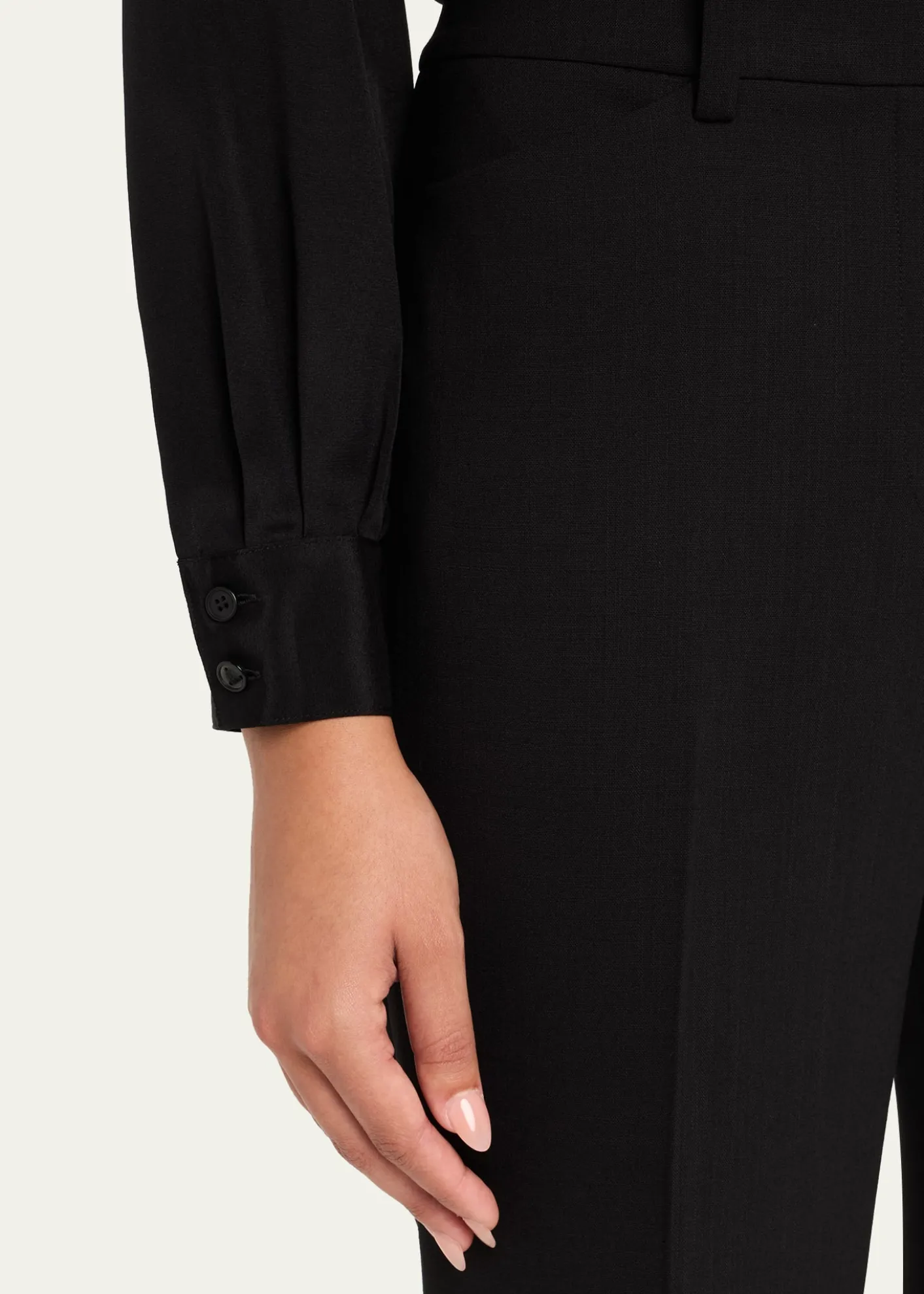 Lafayette 148 New YorkReade Double-Face Stretch Wool Pants