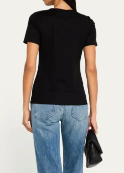 Lafayette 148 New YorkRibbed Crewneck Cotton T-Shirt