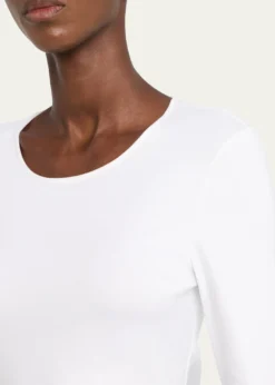 Lafayette 148 New YorkScoop-Neck Stretch Cotton T-Shirt