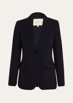 Lafayette 148 New YorkSingle-Button Finesse Crepe Blazer