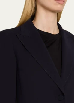 Lafayette 148 New YorkSingle-Button Finesse Crepe Blazer